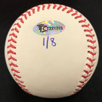 Gary Gaetti Autographed/Inscribed Fan HQ Exclusive Nickname "87 WS Champs" Baseball (Number 1/8)
