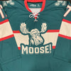 Marcus Foligno Autographed Fan HQ Exclusive SotaStick Art Moose! Jersey w/ Moose Inscription (Numbered Edition)
