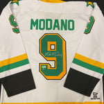Mike Modano Autographed Fan HQ Exclusive SotaStick Art Little Mo Jersey (Numbered Edition)