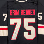 Ryan Reaves Autographed Fan HQ Exclusive Grim Reaver Jersey (Numbered Edition)