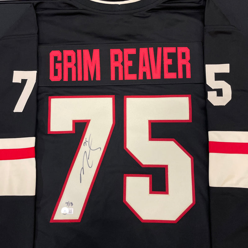 Ryan Reaves Autographed Fan HQ Exclusive Grim Reaver Jersey (Numbered Edition)