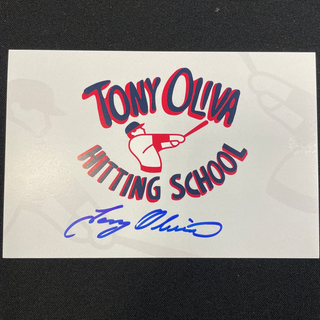 Tony Oliva Autographed Fan HQ Exclusive 1991 Champs Baseball Minnesota