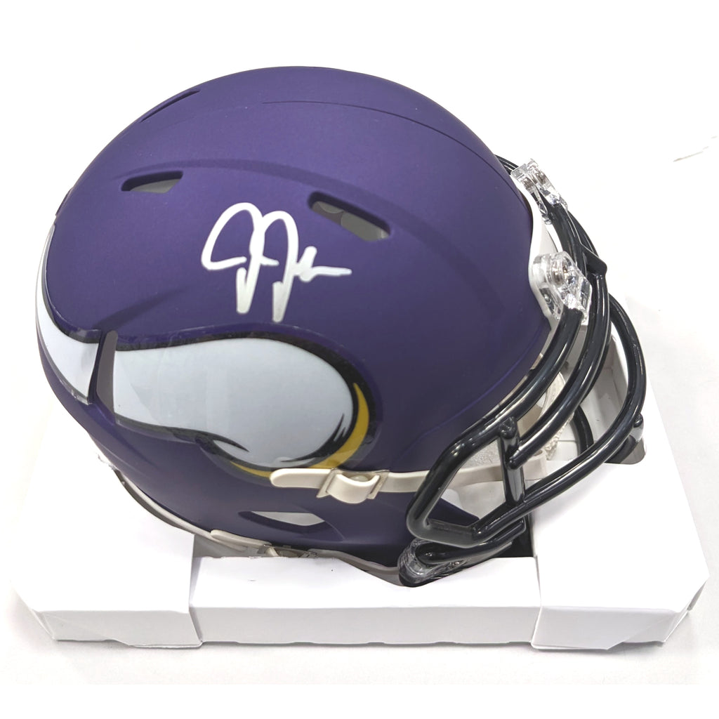 Alan Page Autographed Custom SotaStick Blackout Mini Helmet Minnesota  Vikings