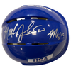 Mark Johnson Autographed Royal Blue Mini Helmet "Magic" (#10/10)