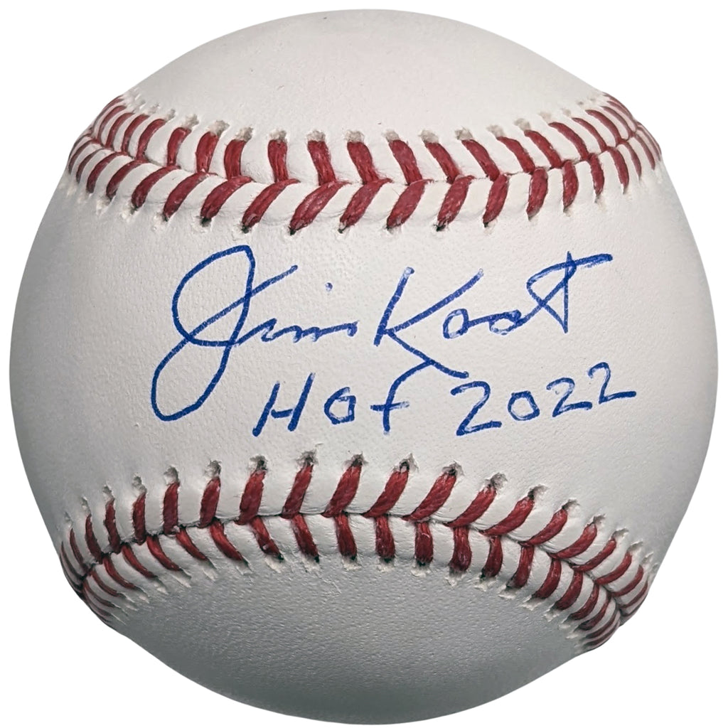 Jim Kaat Autographed Rawlings OMLB Baseball w/ HOF 2022 Inscription Autographs Fan HQ   