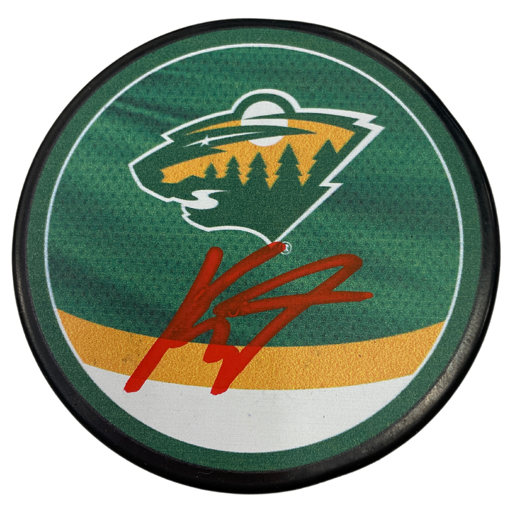 KAAPO KAHKONEN Autographed Wild 1st NHL Shutout 1/22/21 Jersey FANATICS  LE 34 - Game Day Legends