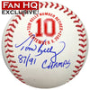 Tom Kelly Signed and Inscribed "87/91 Champs" Fan HQ Exclusive Number Retired Baseball Minnesota Twins (Number 10/10)
