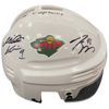 Mikko Koivu and Jared Spurgeon Autographed Minnesota Wild Mini Helmet w/ Wild Captains Inscription (Numbered Edition)