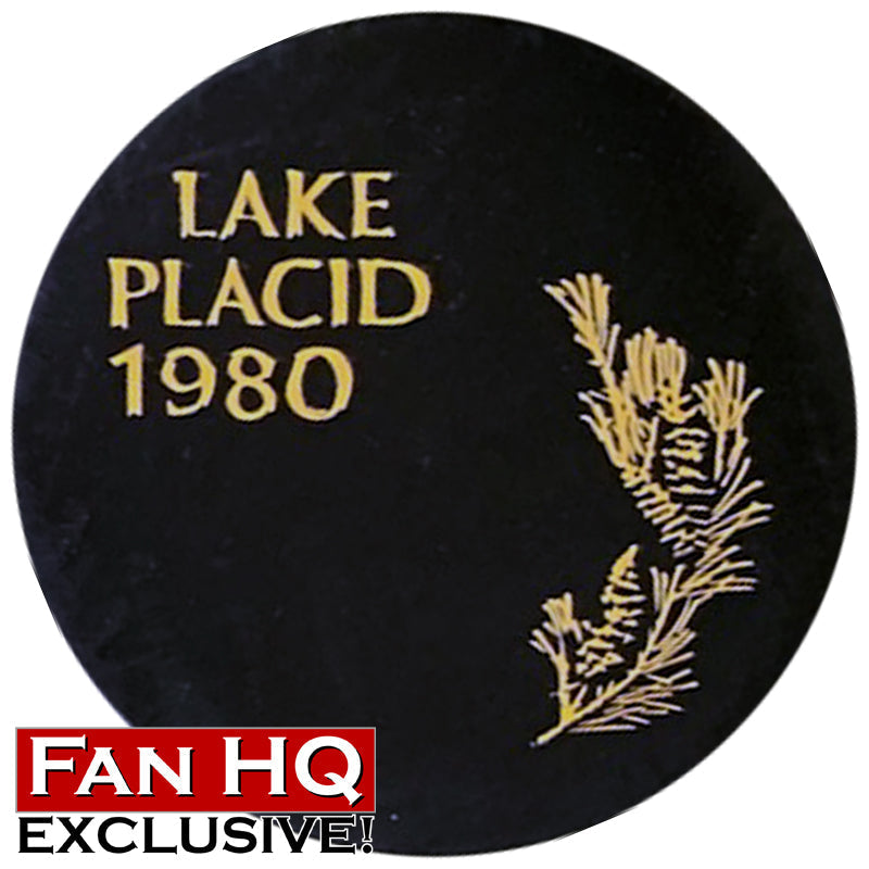 PRE-ORDER: Steve Janaszak Autographed Fan HQ Exclusive Lake Placid 1980 Puck Autographs FanHQ