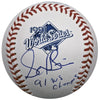 Scott Leius Autographed 1991 World Series Baseball w/ WS Champs Inscriptions Minnesota Twins