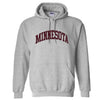 Minnesota Gray Pullover Hoodie Sweatshirts Fan HQ   