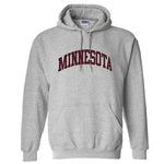 Minnesota Gray Pullover Hoodie Sweatshirts Fan HQ   