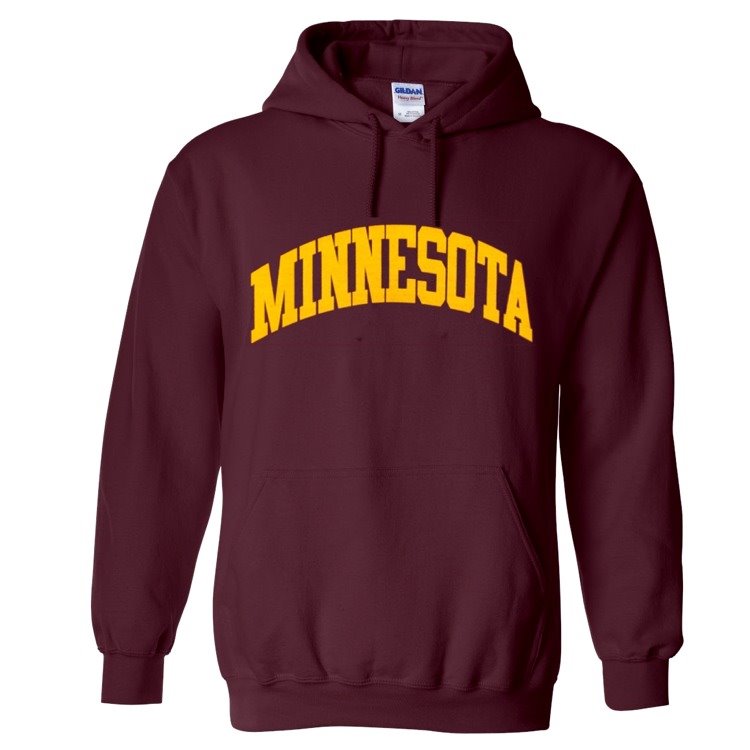 Minnesota Maroon Pullover Hoodie Sweatshirts Fan HQ   