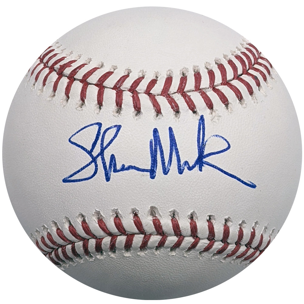 Shane Mack Autographed Rawlings Official Major League Baseball Minnesota Twins Autographs Fan HQ   