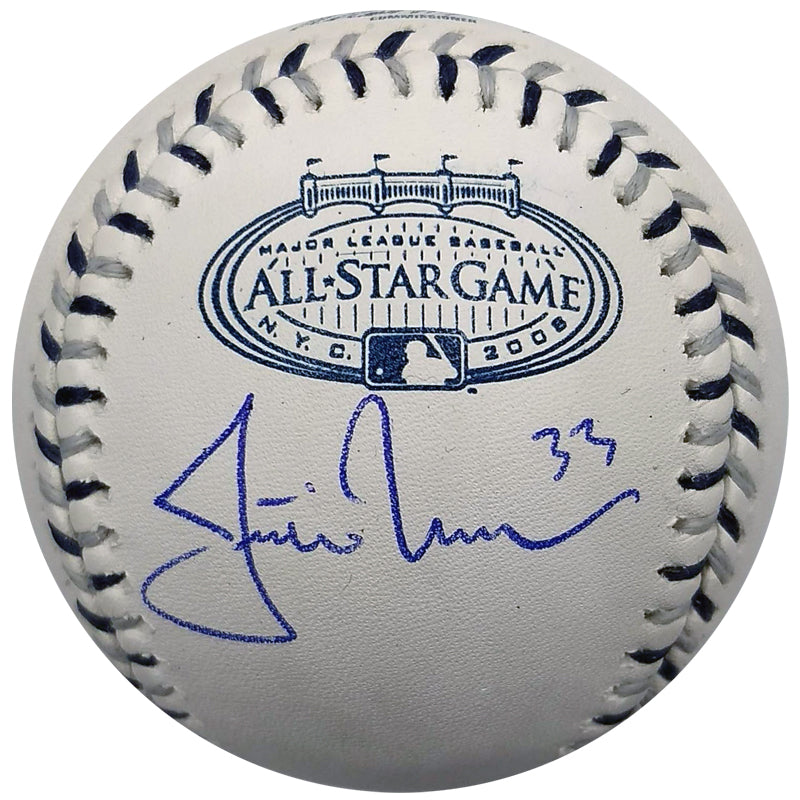 Justin Morneau Autographed 2008 All Star Game Baseball Minnesota Twins Autographs Fan HQ   