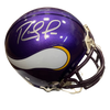 Randy Moss Autographed Minnesota Vikings Mini Helmet Autographs Fan HQ   