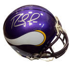 Randy Moss Autographed Minnesota Vikings Mini Helmet Autographs Fan HQ   