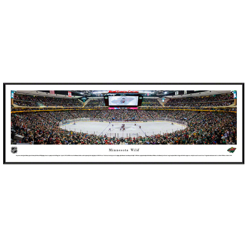 Minnesota Wild Xcel Energy Center Panoramic Picture (In-Store Pickup)