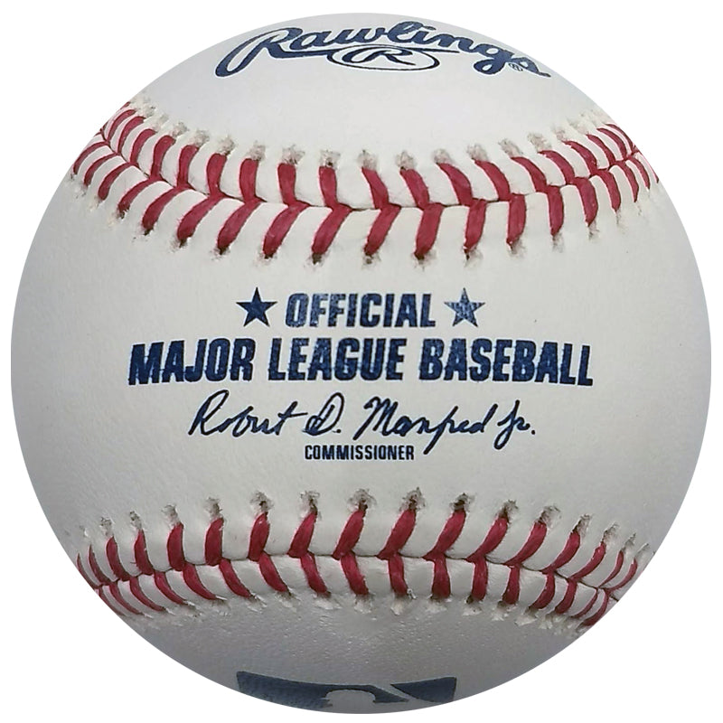 Justin Morneau Autographed Rawlings OMLB Baseball W/ 06 AL MVP Inscription Minnesota Twins