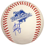 Junior Ortiz Autographed 1991 World Series Baseball Minnesota Twins