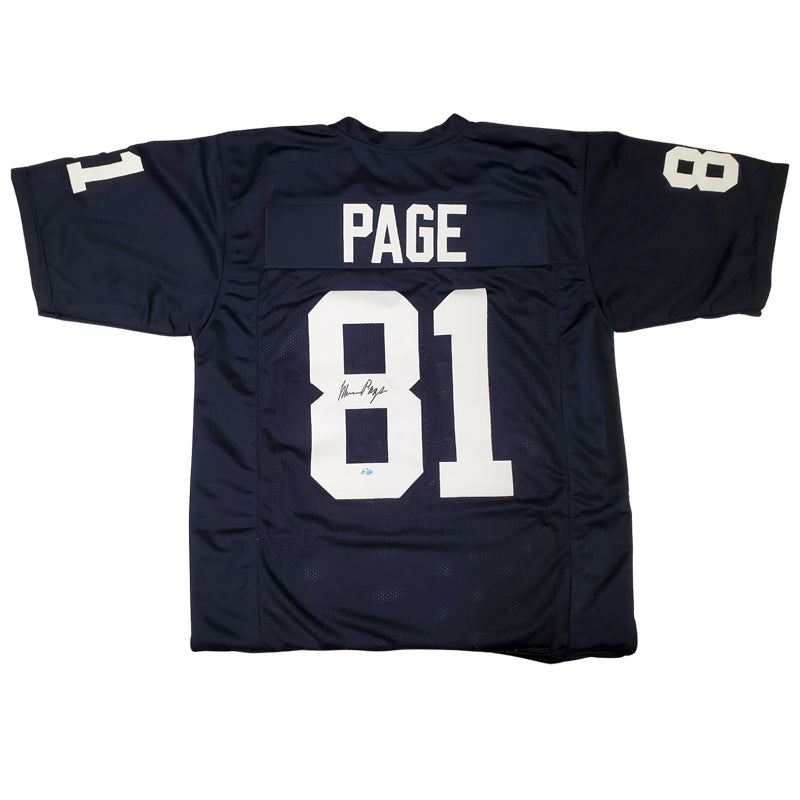 PRE-ORDER: Alan Page Autographed Navy College-Style Jersey Autographs FanHQ