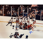Mark Pavelich Autographed Miracle On Ice 16x20 Photo Autographs FanHQ   