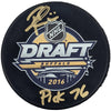 Rem Pitlick Autographed & Inscribed 2016 NHL Draft Puck #1/16