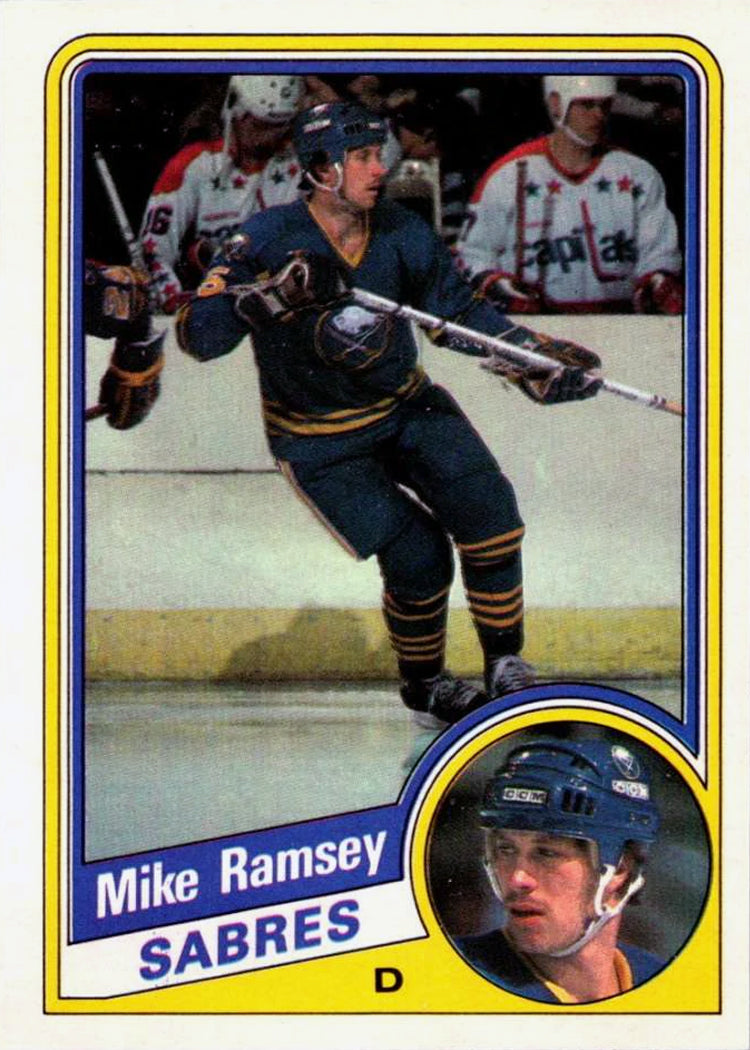 PRE-ORDER: Mike Ramsey Autographed Hockey Card (Various To Choose From) Autographs FanHQ 1984-85 O-Pee-Chee