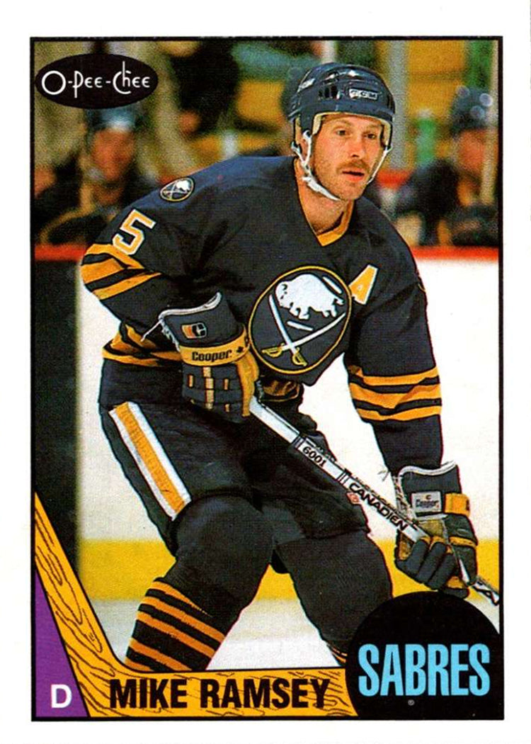 PRE-ORDER: Mike Ramsey Autographed Hockey Card (Various To Choose From) Autographs FanHQ 1987-88 O-Pee-Chee