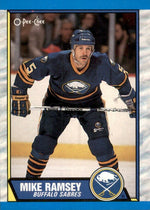 PRE-ORDER: Mike Ramsey Autographed Hockey Card (Various To Choose From) Autographs FanHQ 1989-90 O-Pee-Chee