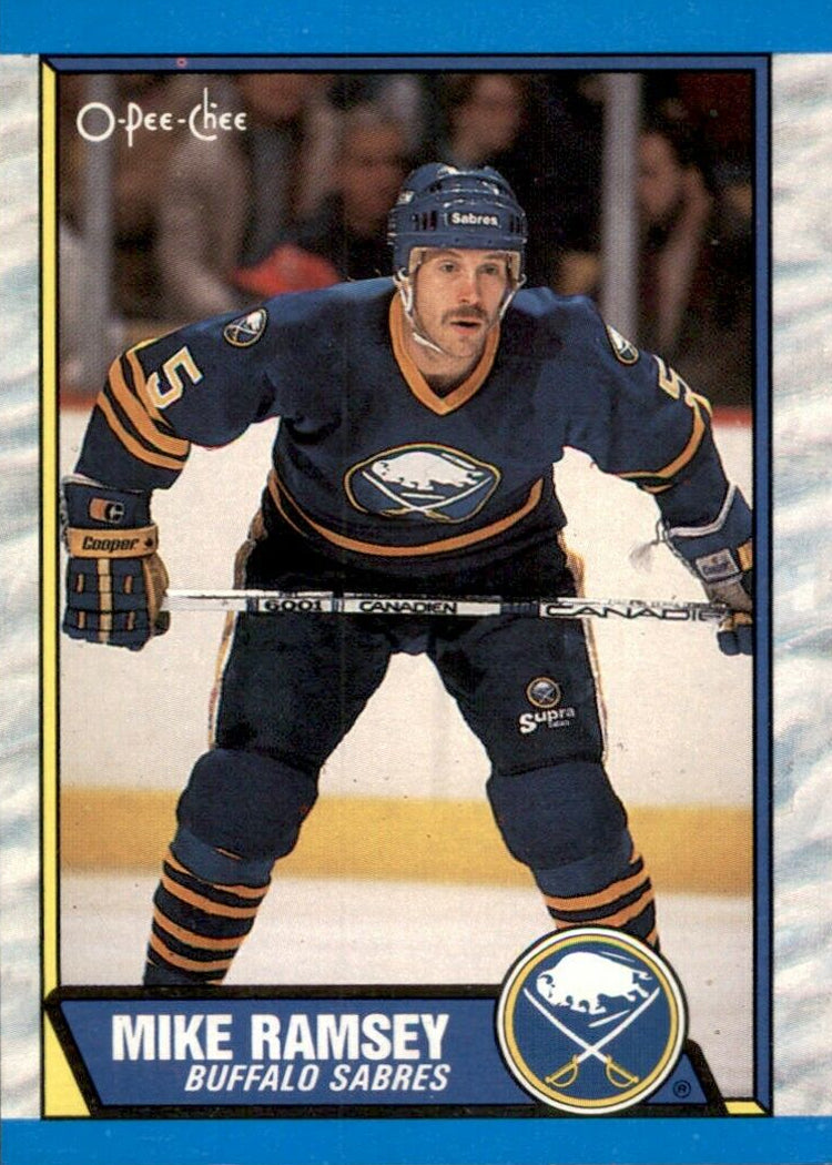 PRE-ORDER: Mike Ramsey Autographed Hockey Card (Various To Choose From) Autographs FanHQ 1989-90 O-Pee-Chee