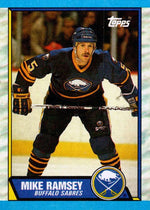 PRE-ORDER: Mike Ramsey Autographed Hockey Card (Various To Choose From) Autographs FanHQ 1989-90 Topps