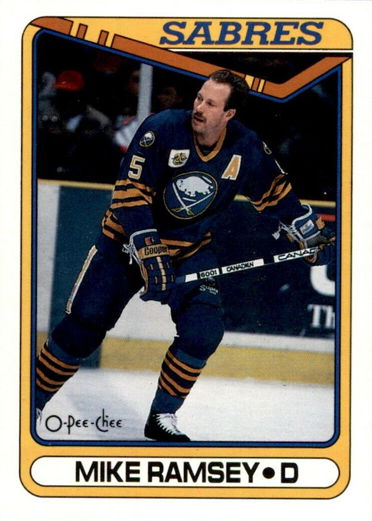 PRE-ORDER: Mike Ramsey Autographed Hockey Card (Various To Choose From) Autographs FanHQ 1990-91 O-Pee-Chee