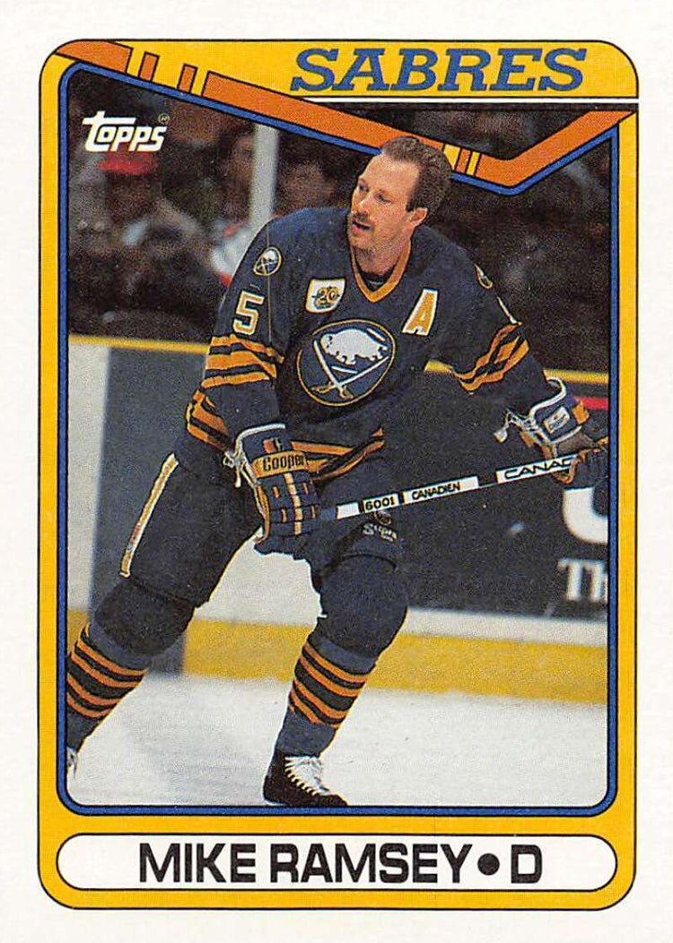 PRE-ORDER: Mike Ramsey Autographed Hockey Card (Various To Choose From) Autographs FanHQ 1990-91 Topps
