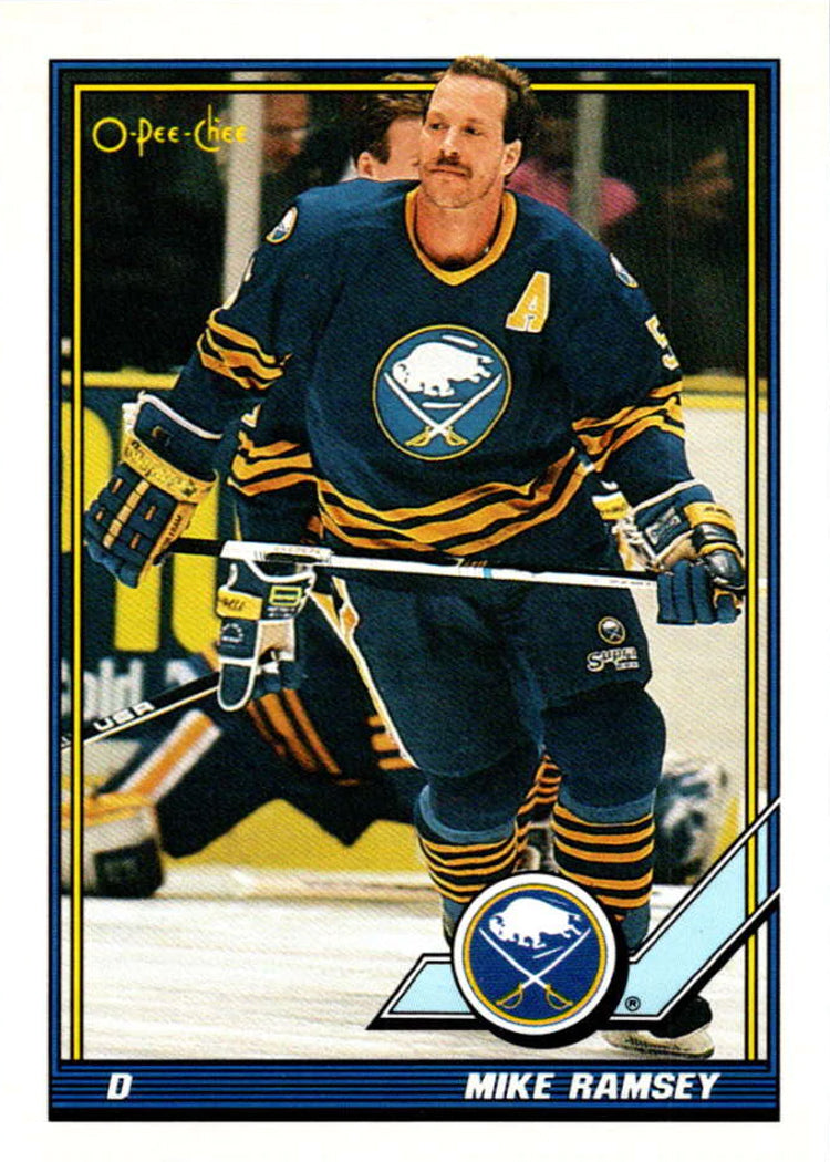 PRE-ORDER: Mike Ramsey Autographed Hockey Card (Various To Choose From) Autographs FanHQ 1991-92 O-Pee-Chee