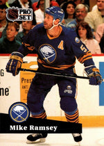 PRE-ORDER: Mike Ramsey Autographed Hockey Card (Various To Choose From) Autographs FanHQ 1991-92 Pro Set