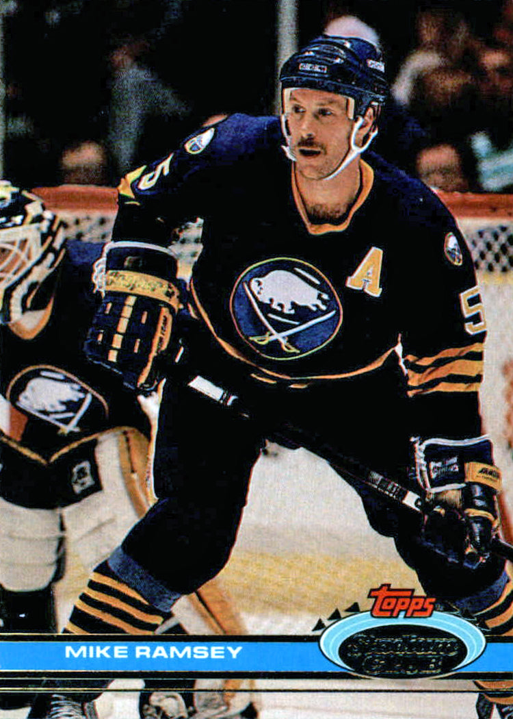 PRE-ORDER: Mike Ramsey Autographed Hockey Card (Various To Choose From) Autographs FanHQ 1991-92 Stadium Club