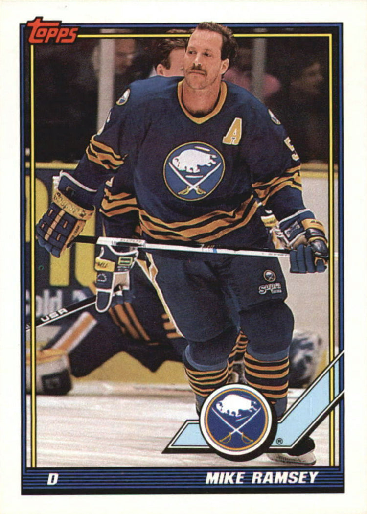 PRE-ORDER: Mike Ramsey Autographed Hockey Card (Various To Choose From) Autographs FanHQ 1991-92 Topps
