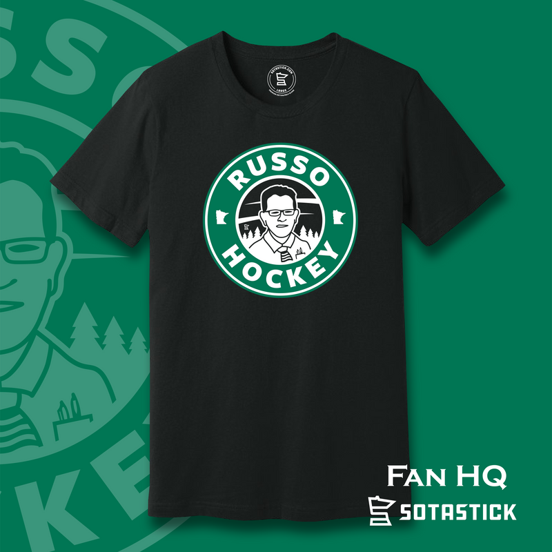 Fan HQ Exclusive SotaStick Michael Russo Coffee Logo T-Shirt