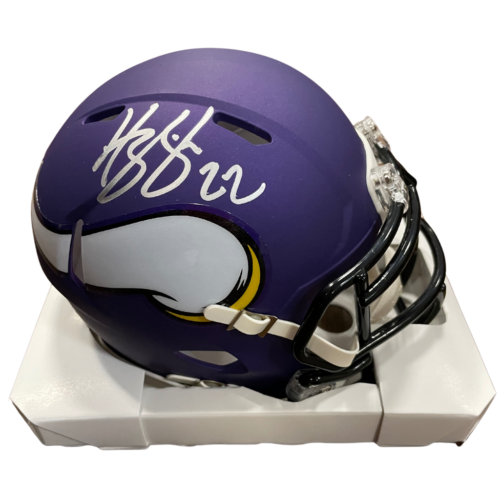 Harrison Smith Autographed Minnesota Vikings Speed Mini Helmet Autographs FanHQ   