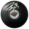 Jared Spurgeon Autographed Minnesota Wild Logo Puck Autographs FanHQ   