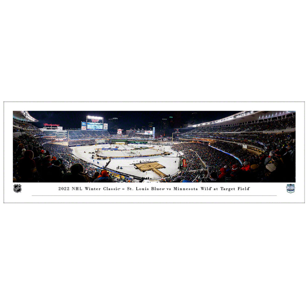 2022 NHL Winter Classic Panoramic Poster - Minnesota Wild vs. St. Louis  Blues