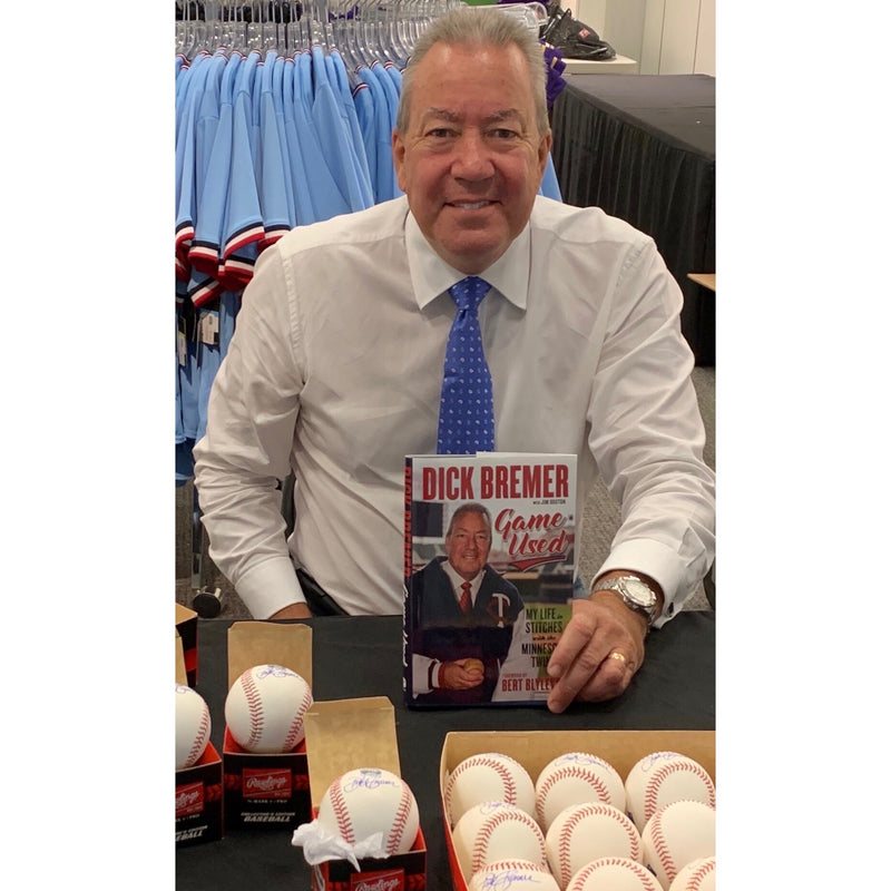 Dick Bremer Autographed Rawlings Official Major League Baseball Minnesota Twins