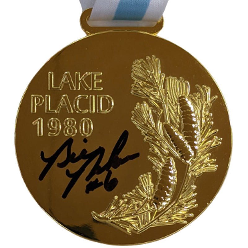 PRE-ORDER: Autographed Replica 1980 Gold Medal (Select Player From List) Autographs FanHQ Bill Baker