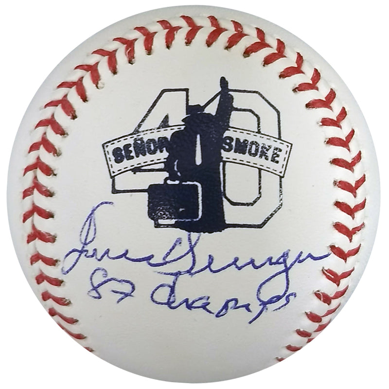 Juan Berenguer Signed and Inscribed "87 WS Champs" Fan HQ Exclusive Nickname Series Baseball (Number 1/20)