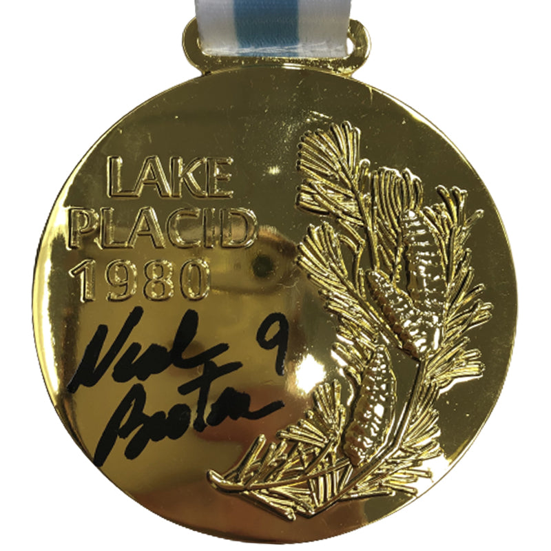 Neal Broten Autographed Replica 1980 Gold Medal Autographs Fan HQ   