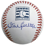 Steve Carlton Autographed Rawlings Hall of Fame OMLB Baseball JSA COA