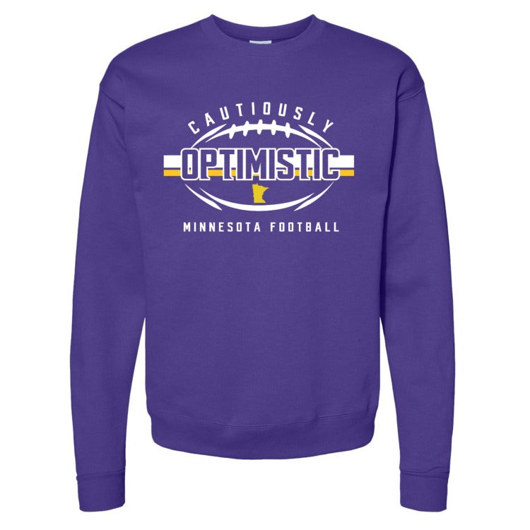 Fan HQ Exclusive Cautiously Optimistic Crewneck Sweatshirts Fan HQ