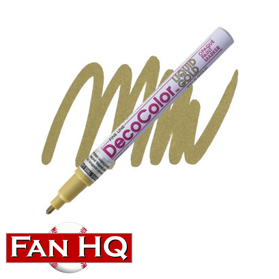 Deco DecoColor Fine Line Paint Pen (Multiple Colors Available) Supplies Uchida Silver  