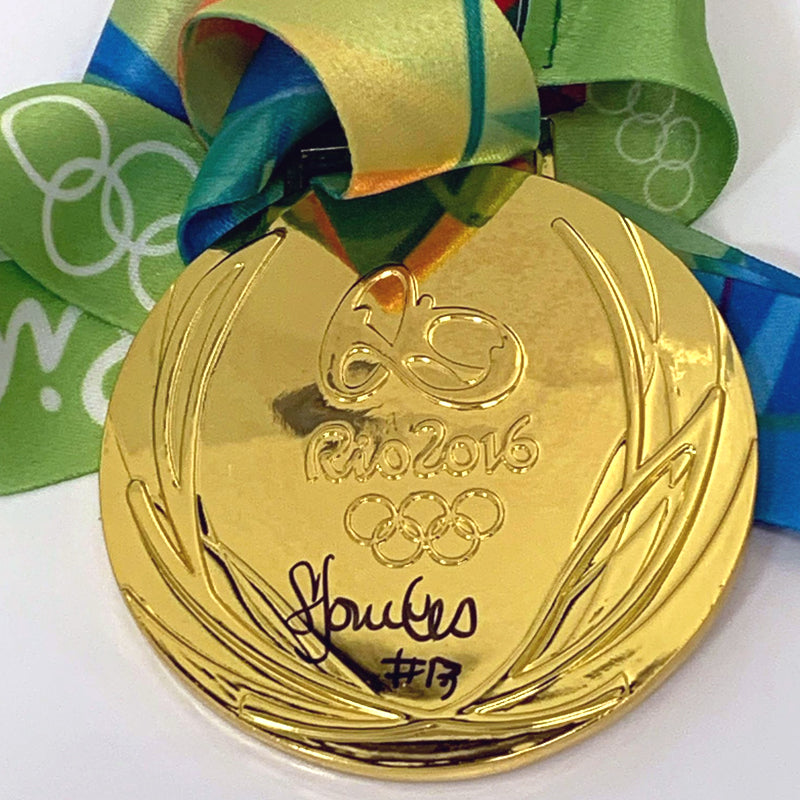 Sylvia Fowles Autographed 2016 Rio Olympics Replica Gold Medal Autographs FanHQ   